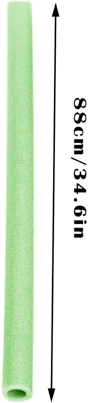 12-Pack Trampoline Pole Foam Sleeves, 34.6 Inch Black Trampoline Pole Covers, Universal Trampoline Poles Replacement Safety Covers for 6/8/10/12/14/16ft Trampolines