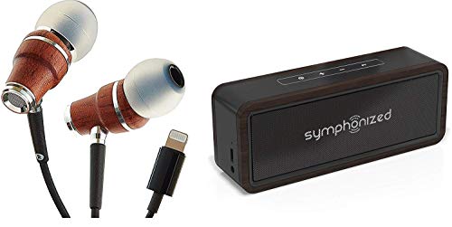 Symphonized NRG MFI Earbuds, Certified Lightning Earbuds Compatible and NXT 2.0 Bluetooth Wireless Portable Speaker