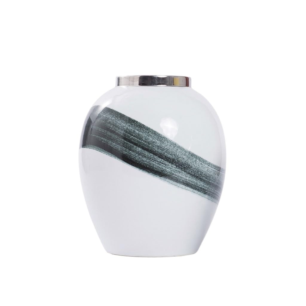 Vase en céramique d'encre de Chine TUSUOD pour rompre la monotonie du meuble TV