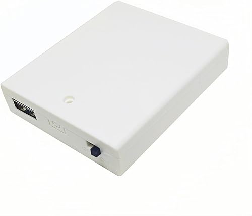 Decorit Caja de soporte de batería 4-AA a USB con interruptor de encendidoapagado para cadena de luces LED alimentadas por USB tira de luces luces