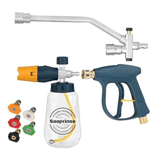 Efficient Sooprinse Foam Cannon System