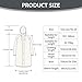 CNAFGBGG 1PC Lightweight Rain Jacket, Reusable Waterproof Rain Jacket with Hood for Adults Women Men, PE Coats for Family Fishing Camping Hiking...