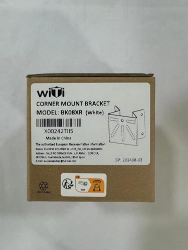 WiTi Metal Corner Mount for eufy soloCam s340, to Achieve a Wider View Range 270° on Both Sides of Exterior Wall Corner, Bracket for PTZ Camera Spray Coated Antirust for Outdoor and Indoor