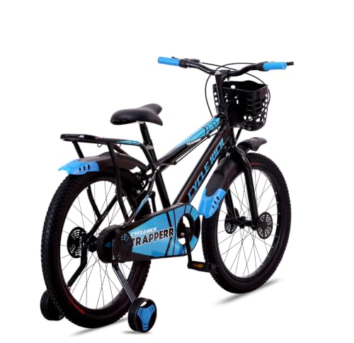 Image of Trapperr 16T 16 inch Kids Cycle with Side Wheels | Ideal for 4 to 6 Years Boys & Girls Kids Bike | 11 Inches Frame