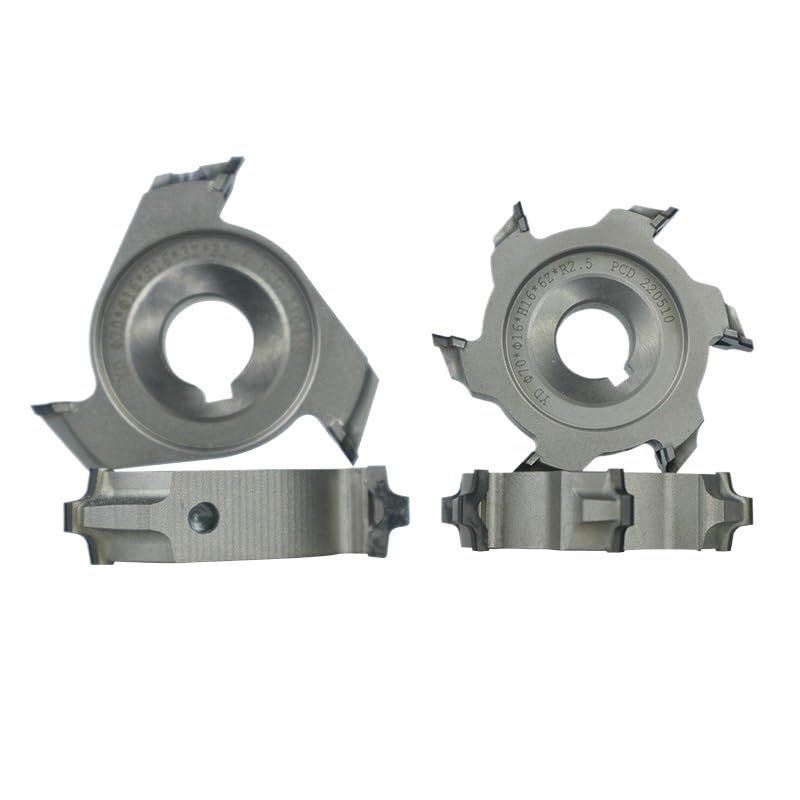 1Pair 70X16XH16-3Z-R2.5/R3 Corner Rounding Cuttering Woodworking Machinery Spare Parts for Edge Banding Machine Tool(70X16XH16-3Z-R3)