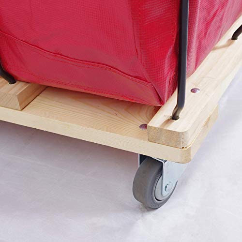 HIGOOD Basket Trucks Red 12 Bushel Knock Down Truck, 15.0 cu. ft, 600 lb, 36\" L X 26\" W X 34\" H Capacity - Thumbnail 5