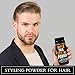 Hair Styling Natural Look Volumizing & Texturizing Hair Powder with Flexible Hold - 1.05oz Easy to Apply Texture Powder for Men, No Oil/Greasy/Residue