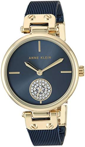 Anne Klein Women’s Premium Crystal Accented Mesh Bracelet Watch Anne Klein Women’s Premium Crystal Accented Mesh Bracelet Watch