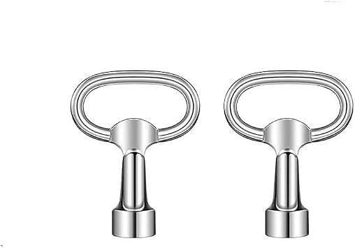 2Pcs 9mm Triangle Socket Spanner Key Metal Triangular Train Panel Lock Drawer Cabinet Security Cupboard