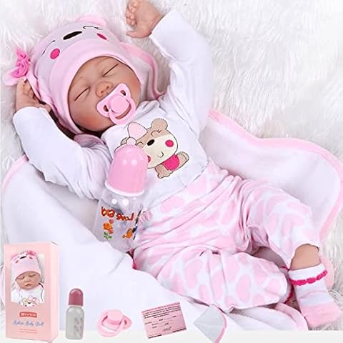 ZIYIUI Muñeca Reborn Bebé Realista 22 Pulgadas Cover