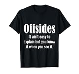 offsides Soccer Player Sports for Men Boys kids funny T-Shirt