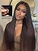 Beauty Forever V Part Wig Human Hair Yaki Straight EasiContour Vpart Wigs No Leave Out Ombre Chestnut Brown Glueless Upgraded U Part Wigs for Women None Lace Front Wigs T128 Color 150% Density 16inch