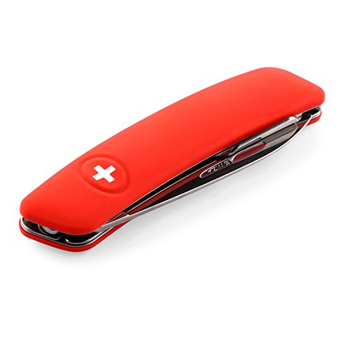 Canivete Suiço D01 6 Funções Vermelho com Estojo - Swiza