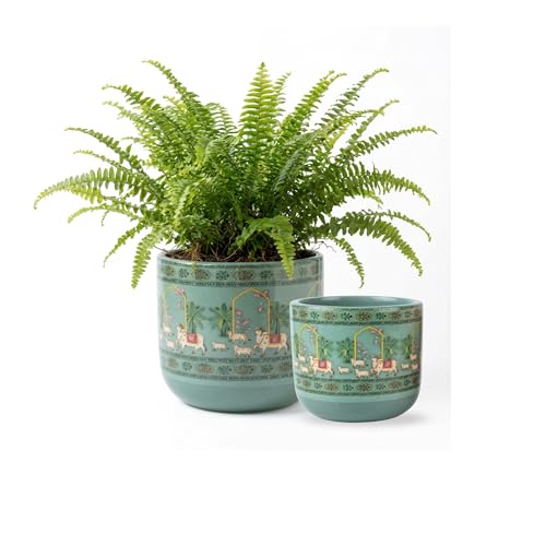 Image of Terracotta Planters Combo of 2, Komala Pair | Flower Pots for Home Decor