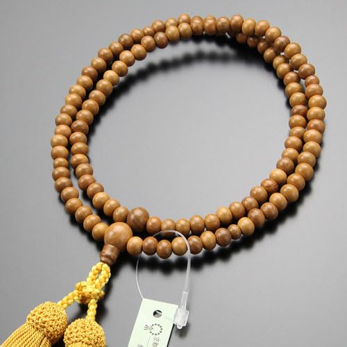 ≪特別価格≫念珠ドットコム 臨済宗 数珠 女性用 8寸 正梅 正絹房【本式数珠 京念珠 京都 108玉 禅宗 天然木 八寸 二連 二輪 葬儀 葬式 法事 法要 木製 マイ数珠102990003】【数珠袋プレゼント!】【ネコポス配送】