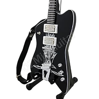 OZMiniGuitar Guitare Miniature ZZ Top Billy Gibbons Black Reverse Jupiter - Les Beatles, Paul McCartney, John Lennon, RIngo Starr, George Harrison