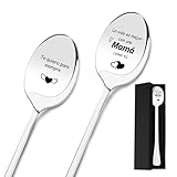 Regalo DíA De La Madre Regalo Mama Regalos de Reyes Para Madres Regalos Originales Para Madres 2pcs Cucharas De Café Con Grabado Regalo CumpleañOs Madre Regalos Originales Para El Dia De La Madre