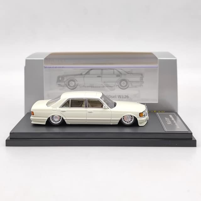 Mercedes-Benz S560 SEL W126 1/64 – Maquette Diecast Master, Couleur Argent