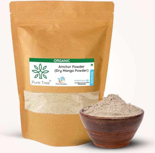 Image of Pure Tree Certified Organic Amchur Powder | 350 g | Dry Mango Powder | Amchoor Powder For Chutney, Pickle, and Fruit Salad