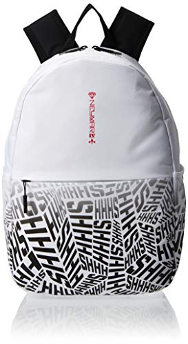 NIKE Y Nk Njr Bkpk Mochila de futebol infantil unissex juvenil unissex, Multicolorido (branco/preto/vermelho desafio), Talla única