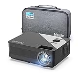 Projector, Nasin Na6000 Native 1080P Full HD Projector, 6500 Lumens Projector for Outdoor Movies, Home Theater, Office Presentation, Compatible with TV Stick, Roku, Laptop, Smart Phone, PS4, Xbox