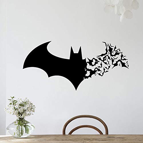 Halloween Batman Série Stickers Muraux Creative Sculpté Pvc Stickers Muraux Pvc Décoration Imperméable Salon