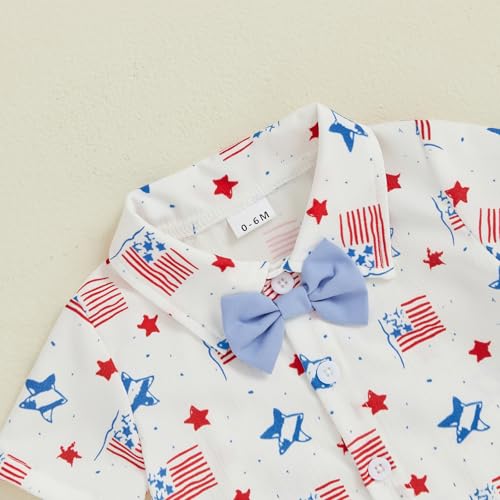 Image of Biayxms Baby Boy Halloween Outfits Pumpkins Gentlemen Suit Short Sleeve Button Up Shirts Shorts Pants Baby Halloween Clothes