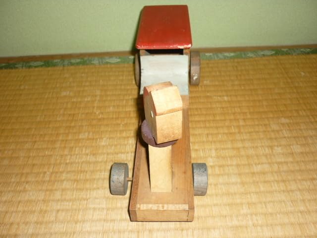 大正時代◆江戸・東京の木地玩具 乗り物「木馬こどもの国号No267』木製おもちゃ Amazon.co.jp: □ 1920年頃(大正時代)江戸東京の木地玩具 乗り物「木馬