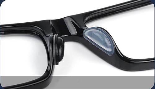 Miniatura 3 de BEHLINE - Almohadillas para la nariz para anteojos, adhesivo antideslizante, pieza de nariz, de silicona suave, fuerte y pegajosa, almohadillas para