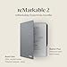 reMarkable Essentials Bundle – Gray | reMarkable 2 Paper Tablet | Includes Black and White 10.3” Writing Tablet, Marker Plus Pen with Eraser, Book Folio Cover in Gray Weave
