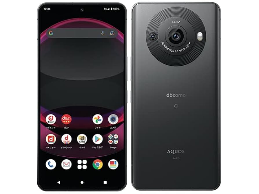 新品 未使用 SHARP AQUOS R8 pro SH-R80P 専用ケース付 Amazon | AQUOS R8 pro SH-R80P ブラック 6.6型 12GB/256GB SIM