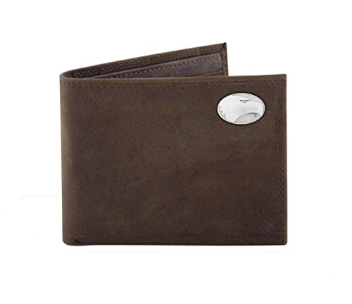 NCAA Georgia Southern Eagles Light Brown Crazy Horse Passcase Wallet