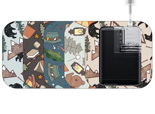 Glucomart Grip Sleeve for Mobi (5 Count) – Pair with Glucomart Mobi Stickers, Waterproof & Hypoallergenic (Camping Variety Pack) (Mobi GripSleeve)