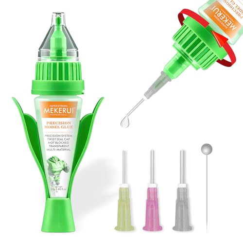 MEKERUI Precision Model Glue for Plastic Models, Gunpla &amp; Miniatures