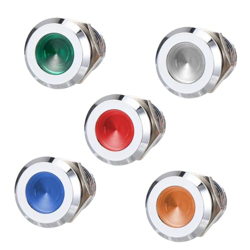 BUGUUYO 5 Peças Luz De Sinalização Acessórios Do Carro Indicador LED Luzes De Freio Traseiras Lâmpad