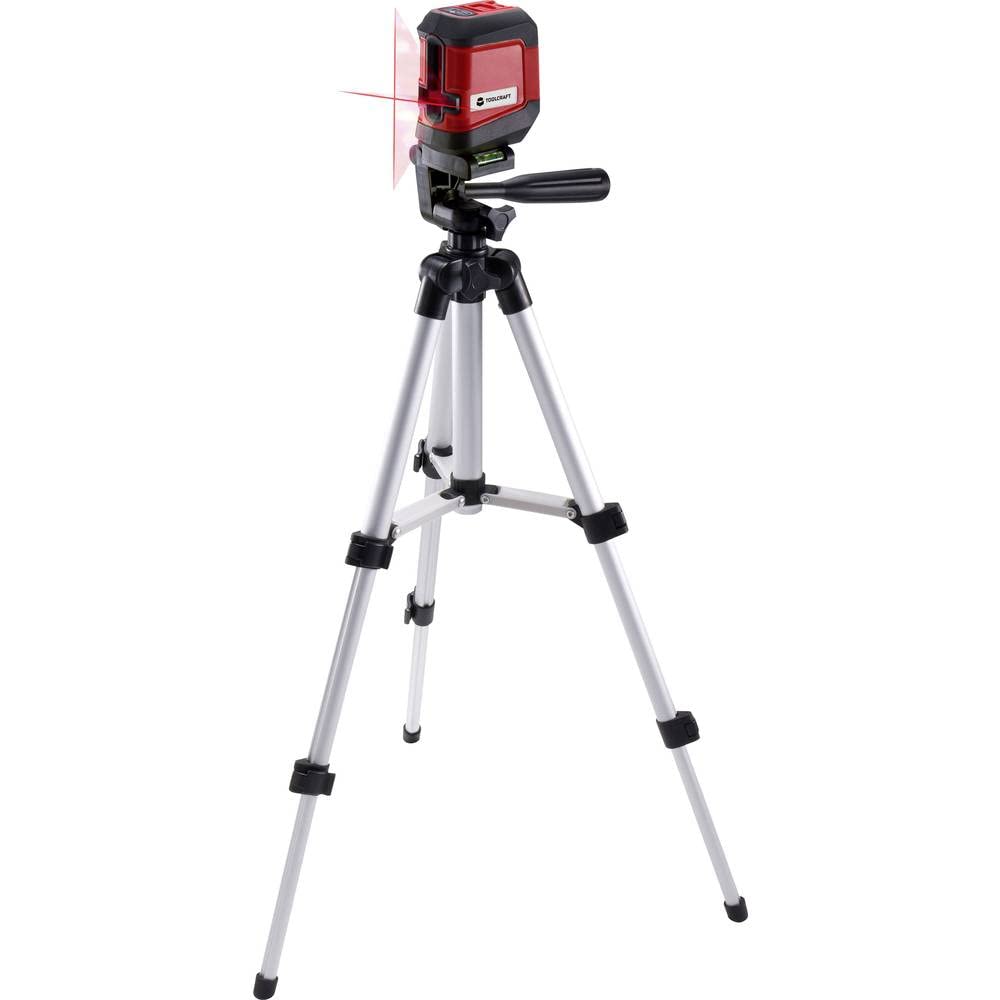 Toolcraft CL8 Kreuzlinienlaser mit Stativ