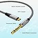 USB C to 6.35mm TRS Stereo Audio Cable 10 FT, Unidirectional USB Type-C to 1/4