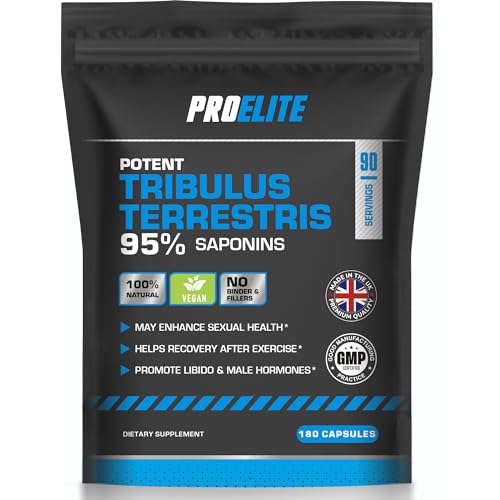 PROELITE Tribulus Terrestris Extract Capsules, 8500mg, 180 Count