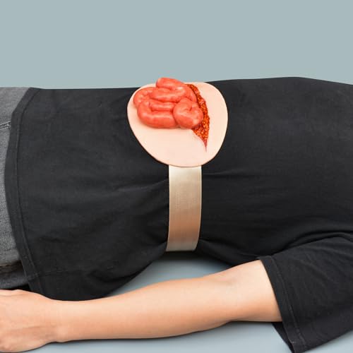Image of Eviscerated Intestine Simulator, Open Abdominal Wound Packing Trainer, Small Intestine Simulator for Wound Care Practice, Medical Education Tools