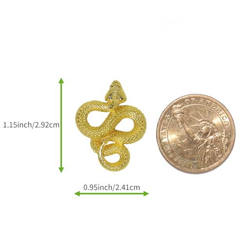 Image of Snake Brooch Metal Vintage Brooch for Women and Men - Lapel Pin, Hat Pin - Birthday and