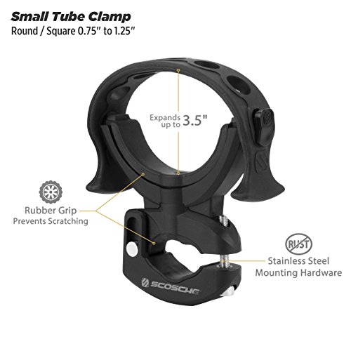 SCOSCHE PSM11003 TerraClamp Heavy Duty Fire Extinguisher and BoomBottle Universal Vehicle Mount, Small (Pack of 2)