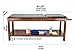 VivaComfort Wooden Medical Exam Table with Mahogany Finish, Medical Table for Medical Exam Room Furniture, Spa Beds and Tables