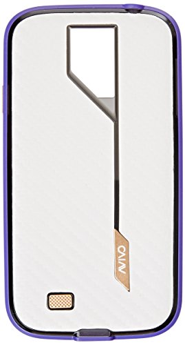 Avivo Rail Carbonate Schutzhülle für Samsung Galaxy S4, in Einzelhandelsverpackung, Weiß/Violett Cover