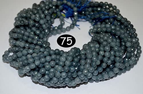 Quartz bleu gris naturel LKBEADS, insufflez l'élégance de la nature dans vos bijoux faits main