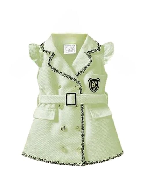 Girls Short Sleeve Blazer, Autumn Style, Casual Jacket for Baby Girls