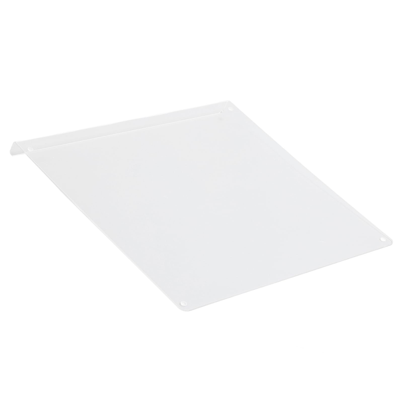 Fabater Tabla de Cortar de Acrílico Transparente Antideslizante con Borde de Encimera, Tabla de Cortar de Grado Alimenticio sin BPA 30% Más Gruesa para Encimera de Cocina, de Transparente Multiusos