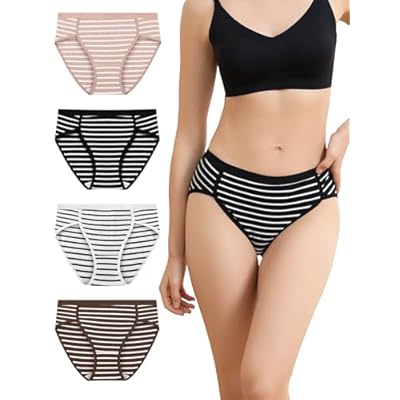 Ellychi Yii Women Cotton Cheeky Underwear - Fre...