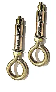 kaushalendra Anchor Fasteners 12 mm Heavy Capacity 150 Each Hanging Hook for Hammock Chair, Boxing Bag, Swings (2 Piece)