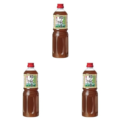 ヒガシマル醤油 割烹関西 蛤と帆立の白だしつゆ 1L×3本 常温(まとめ買い) (Vandroロゴ付包装・INDEXBOX)