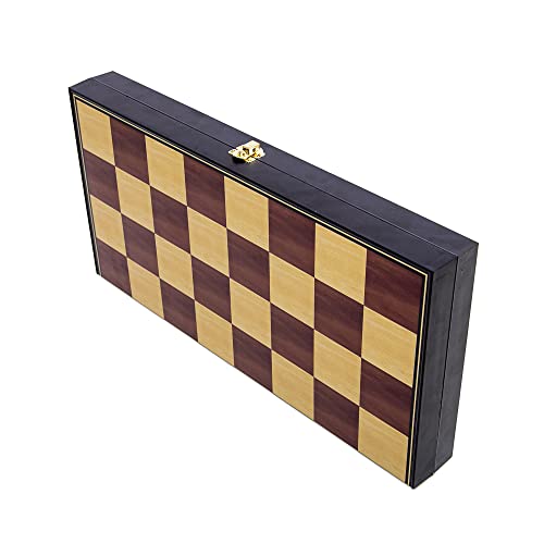 Jaehrig , Tabuleiro De Xadrez Unissex, Preto/bege, 44x44cm